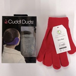 Alaska Cruise-Worthy! Comfy Ear Warmers & Magic Gloves Set